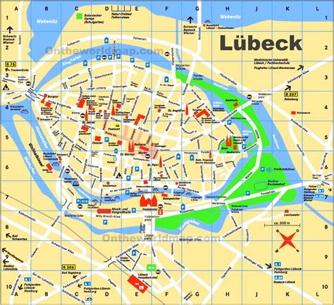 where is lubeck germany map.